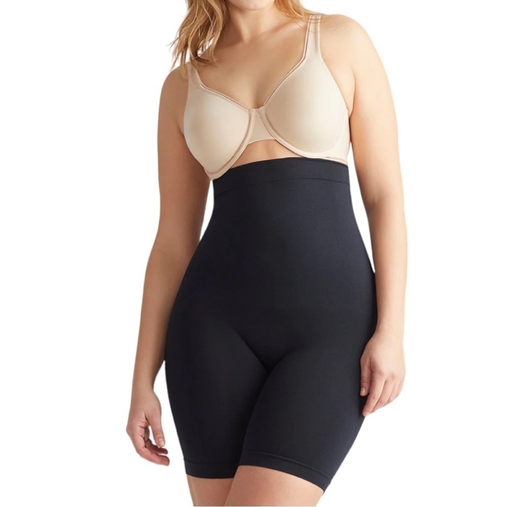 Yummie by Heather Thompson Mid Thigh Shapewear Shorts Womens Size L/XL Slimming